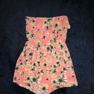 floral aeo romper